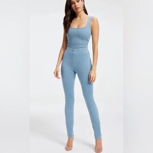 ▫️GOOD AMERICAN Pull-On Skinny Jean in Light Wash